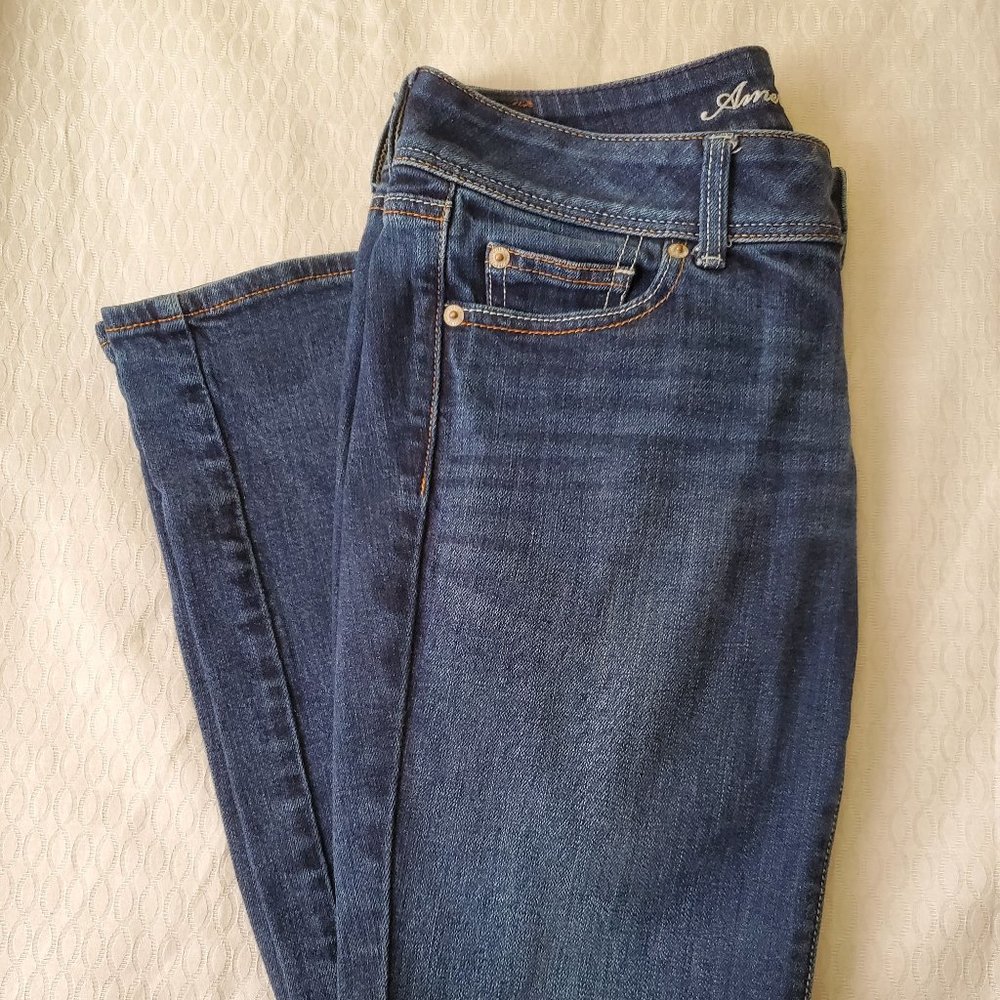 Dark Wash Boot Cut Jeans - Picture 2 of 3
